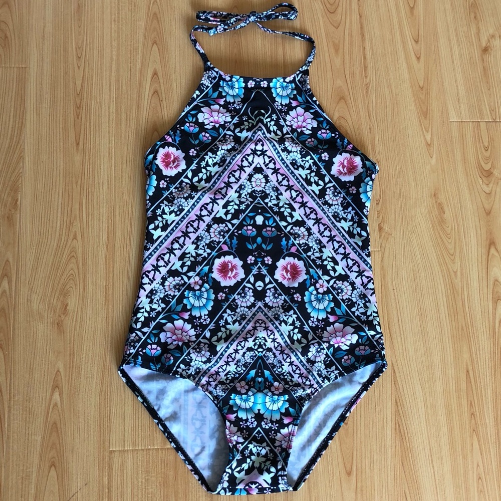 One Piece Printed Bathing Suit